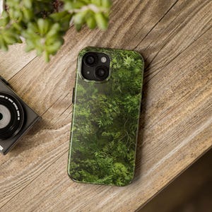Moss Phone Case, Botanical Phone Case, Nature Phone Case, iPhone 16 15 14 13 12 11 Pro Max, iPhone Phone Case, Mossy, Plants Phone Case zdjęcie 3