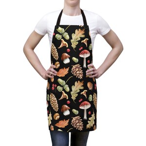 Woodland Apron, Camping Apron, Kitchen Apron, Cottagecore Decor ...