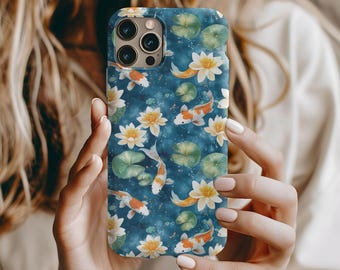 Koi Fish Phone Case, Fish Phone Case, Japanese Koi Fish Phone Case,  iPhone 16 15 14 13 12 11 Pro Max, Colorful Phone Case, iPhone Case