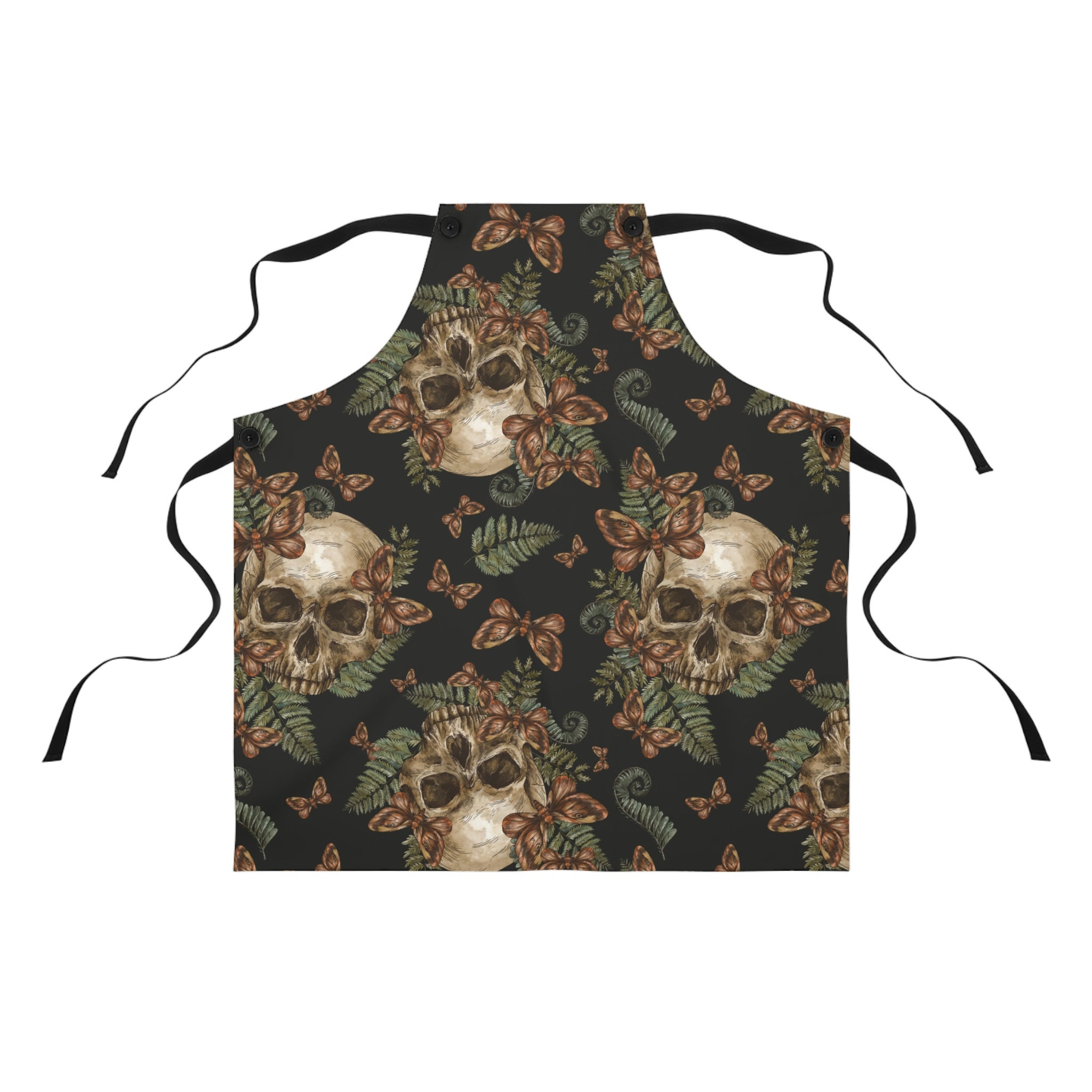 Witch Apron, Gothic Apron, Dark Cottagecore Decor, Forestcore, Witch