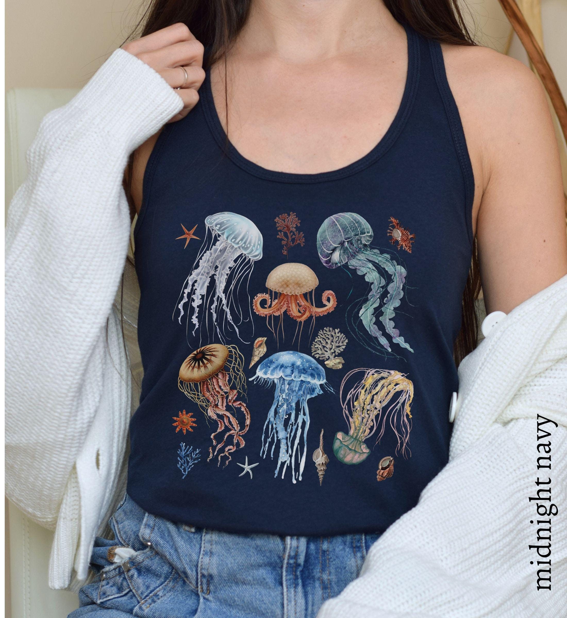 Jellyfish Tank Top - Etsy