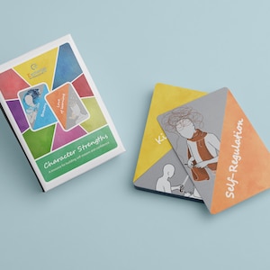 Carácter Fuerza Autoestima Salud Mental Kit de Herramientas Baraja de Cartas