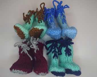 Knitted Baby Booties