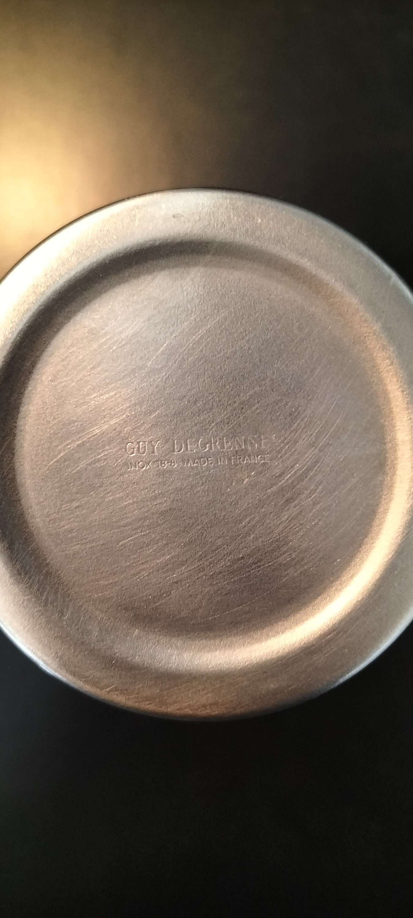 Shaker à Cocktail en Acier Inoxydable par Guy Degrenne, France, 1970s en vente sur