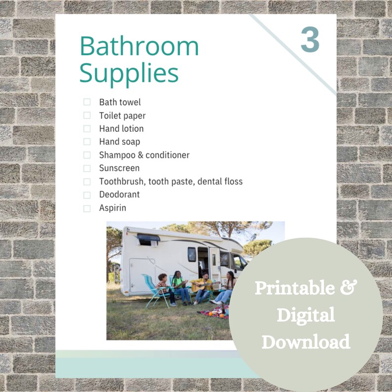 RV Packing List, Packing Lists, Family Vacation, Vacation Packing List