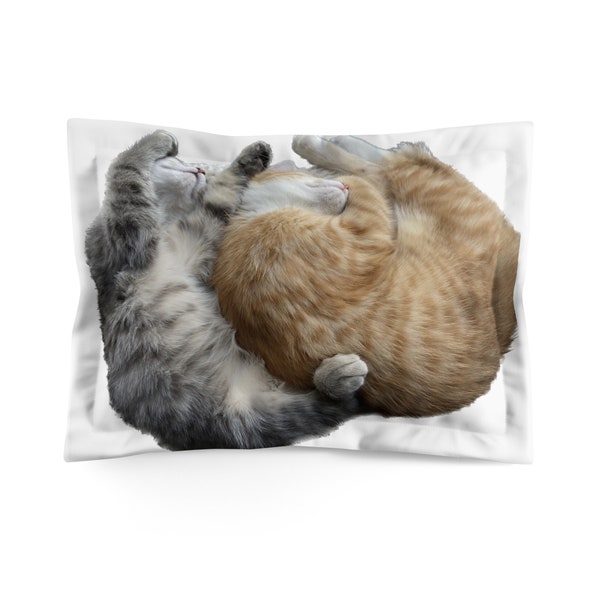 Cat Pillowcase, Custom Pillowcase, Cat Pillow Cover, Cat Pillow, Gift for Cat Lovers, Gift for Cat Lover Dads, Gift for Orange Cat Lovers