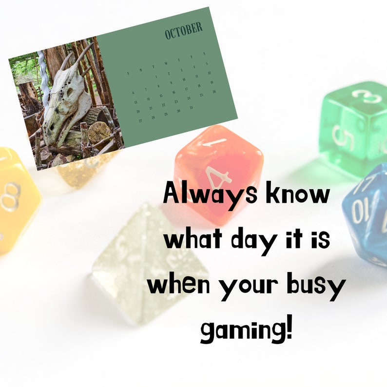 DND GIFTS, DND Calendar, 2024 Dnd Calendar, Calendar 2024 Pdf, 2024