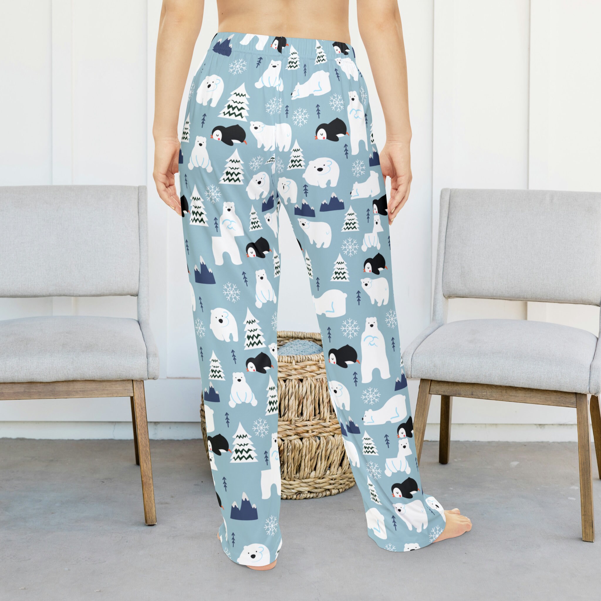 Family Pajamas, Polar Bear Pajamas, Pajama Pants, Penguin Pajamas