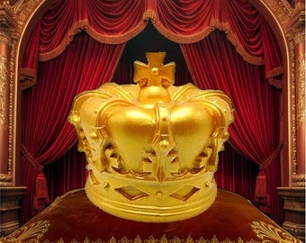 Large Royal Crown mold for cakes, food grade silicone mold, decoration mold and DIY fondant DIY Royalty