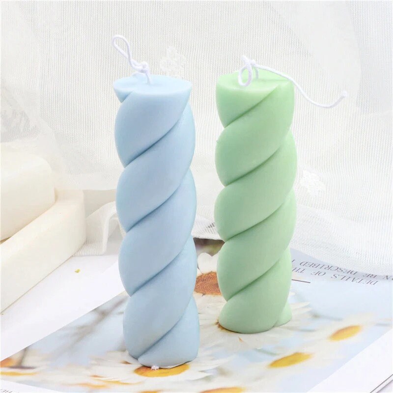 Candle Mold Non Stick Easy to Demold Silicone Cylindrical Shape