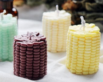 Corn Trompe l'Oeil Silicone Mold for Candle - plaster or soap.