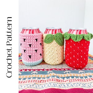 PATTERN Fruit Snack Coozie Pack | Crochet PATTERN