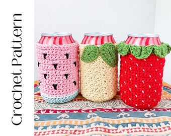 PATTERN Fruit Snack Coozie Pack | Crochet PATTERN