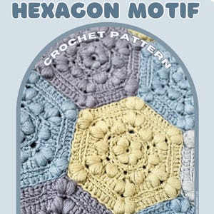 Alexie Hexagon Crochet Motif Pattern | Granny Square (PDF Pattern)