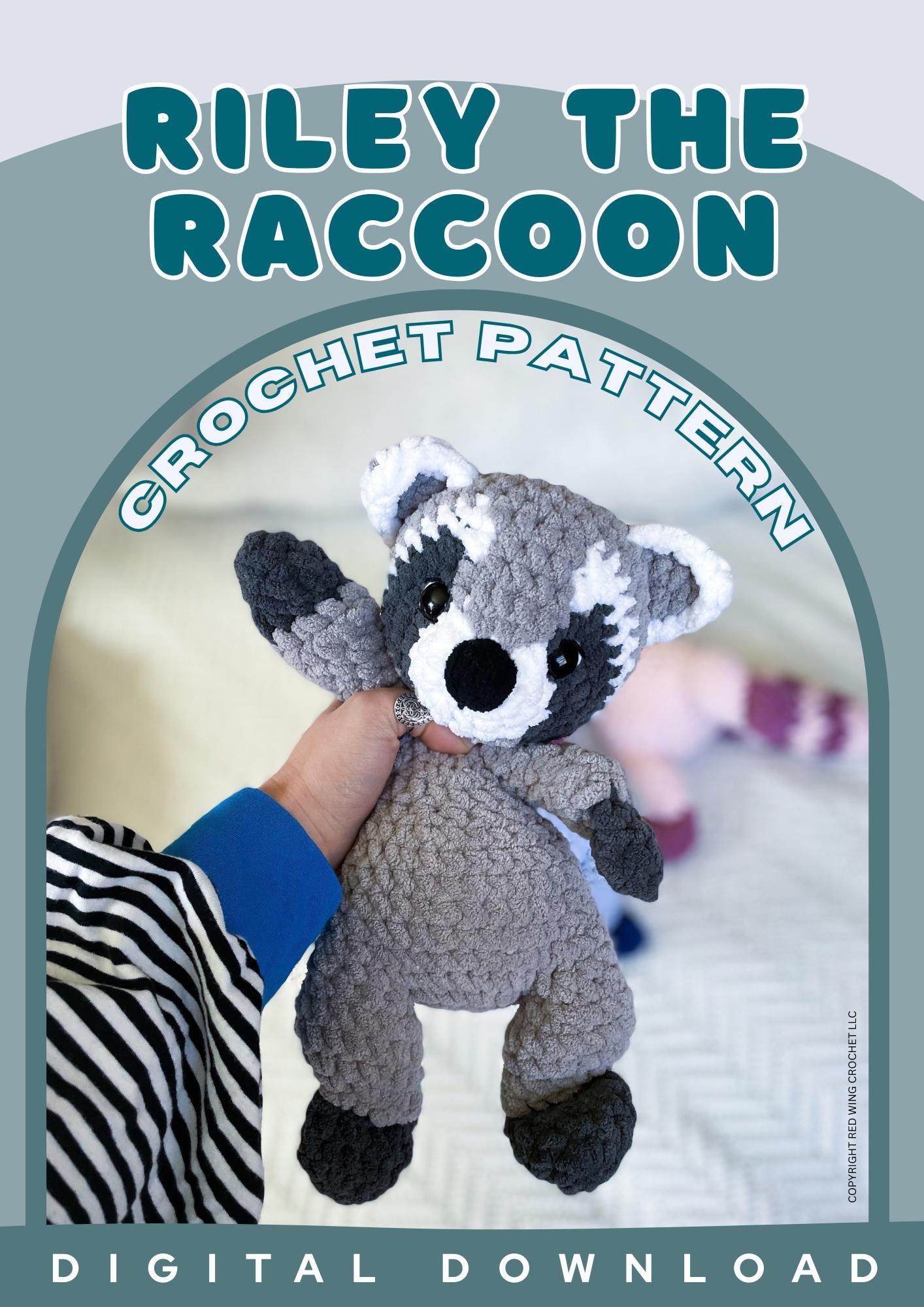 Racoon Riley PATTERN