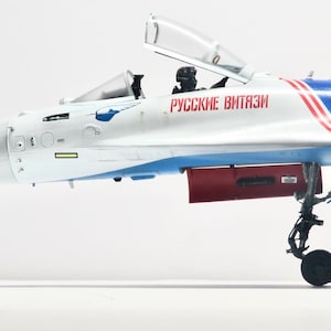 SU-35S 1:48 scale Russian Knights demo team Bort number 51 “blue”