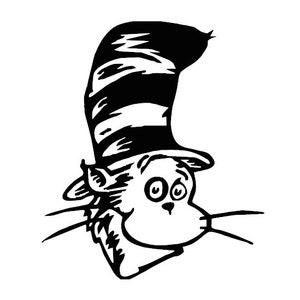 Cat in the Hat Decal