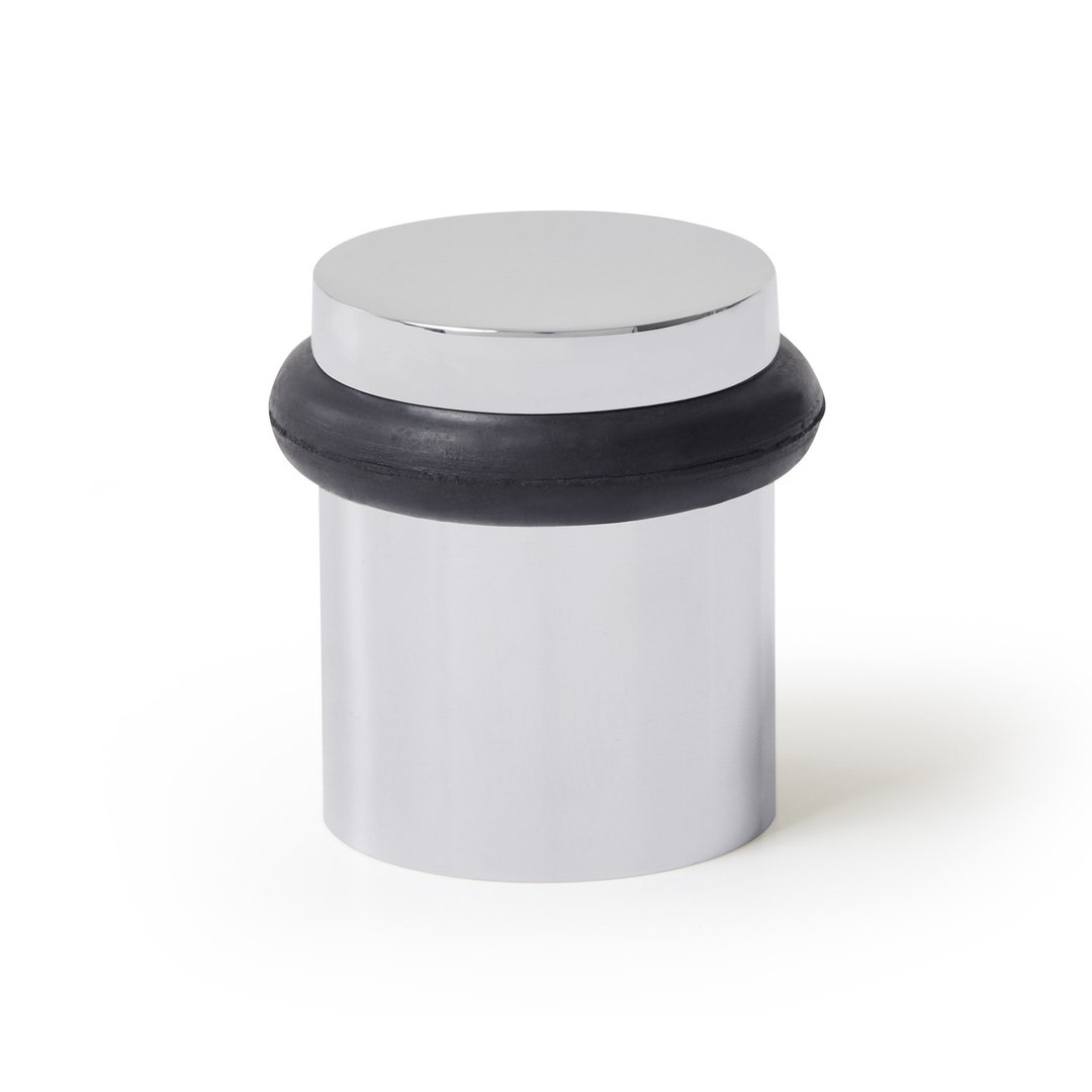 Bridgehampton Chrome Brass Luxury Door Stop Explore Etsy