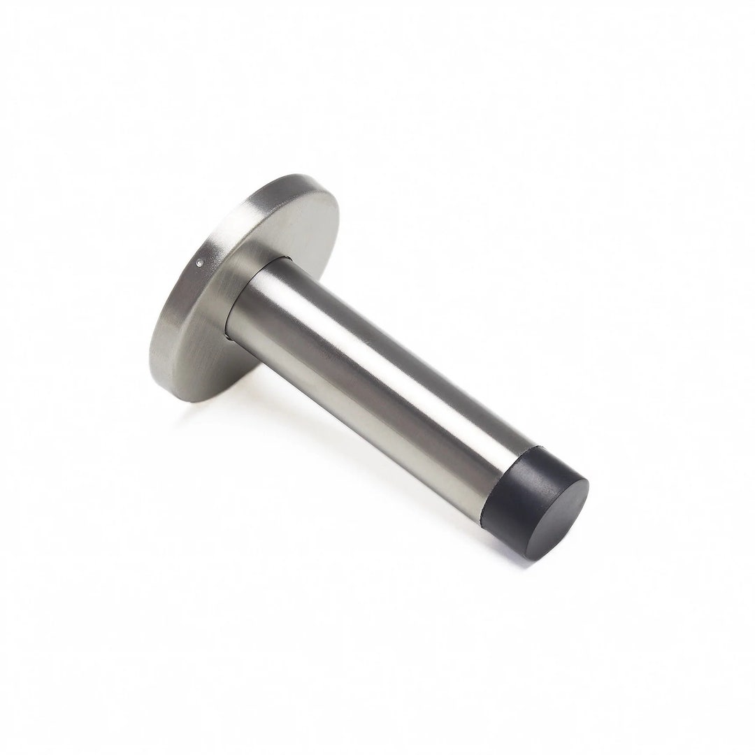 Atelier Silver Brass Luxury Door Stop Explore Hardware Etsy