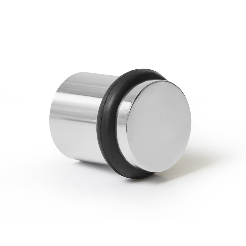 Bridgehampton Chrome Brass Luxury Door Stop Explore Etsy