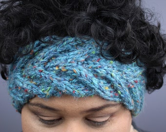 Chunky Antler Seamless Knit Headband