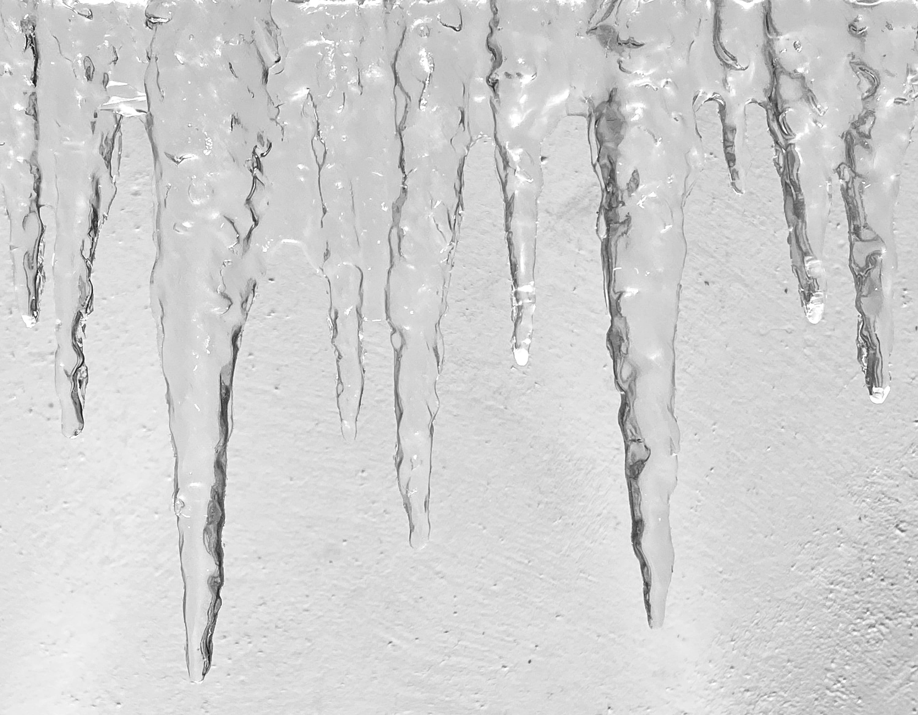 Realistische Acryl Eiszapfen