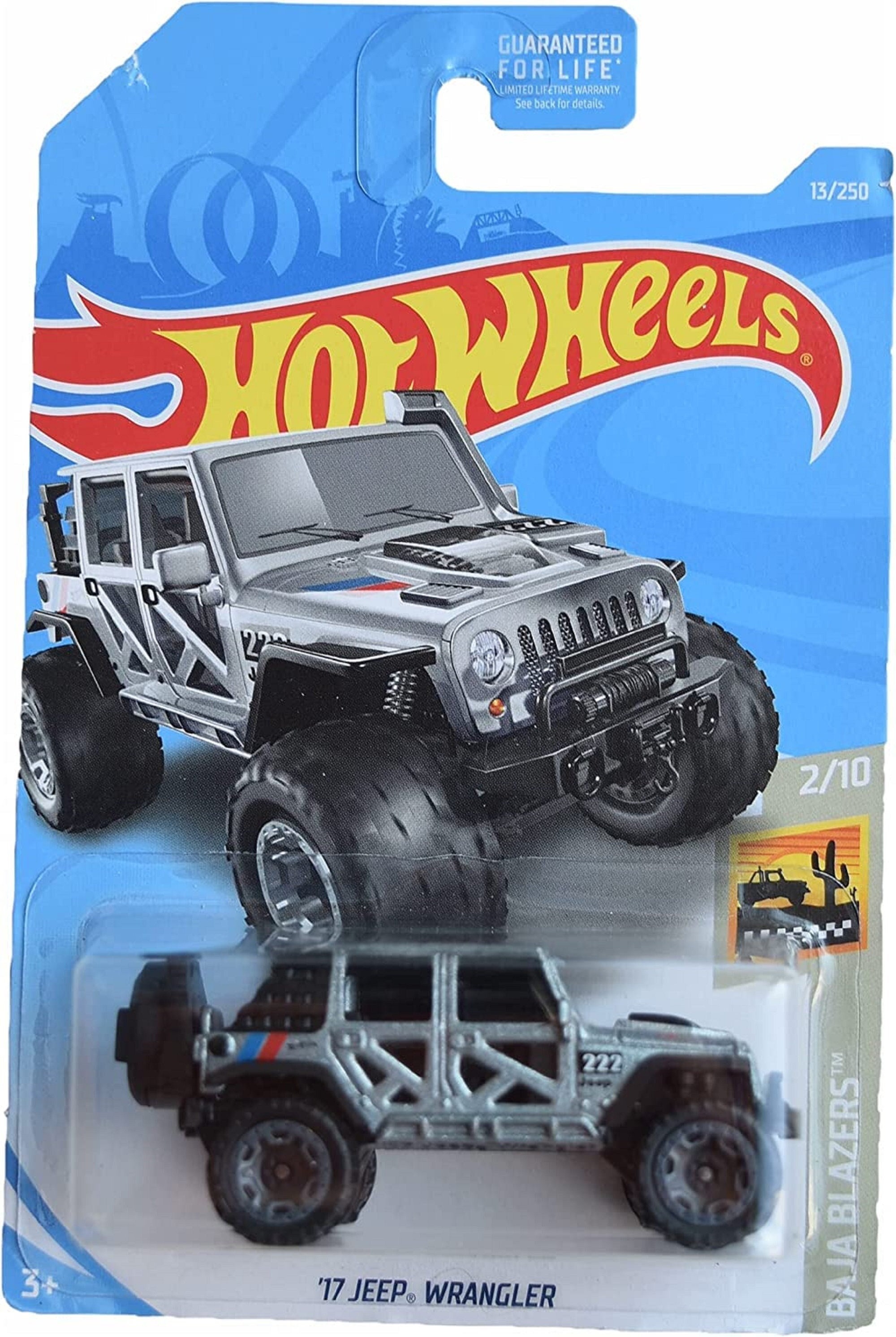 Jeep Wrangler Baja Blazers Silver Hot Wheels - Etsy