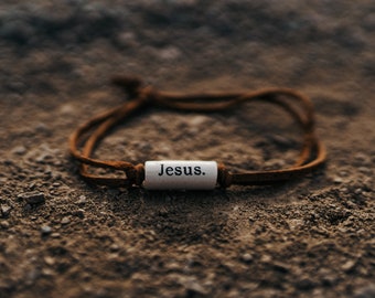 Jesus-Ton-Armband (das sauberes Wasser, stabile Arbeitsplätze und Hoffnung schenkt)