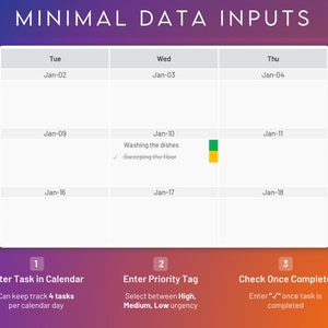 Calendario Excel y Hojas de Google / Plantilla de Calendario 2024 / Planificador de Proyectos Digitales / Rastreador de Tareas Mensual / Planificador de Horarios / Calendario de Tareas imagen 7