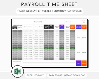 Excel Timesheet Template With Lunch Break