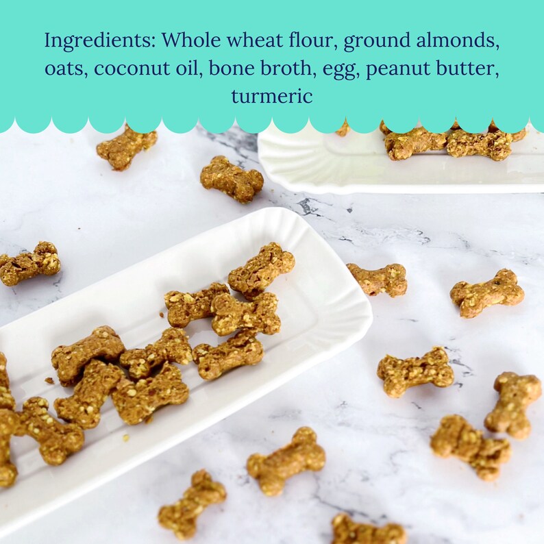 Biscuits Antiinflammatoires Pour Chiens Beurre De Cacahuète Etsy