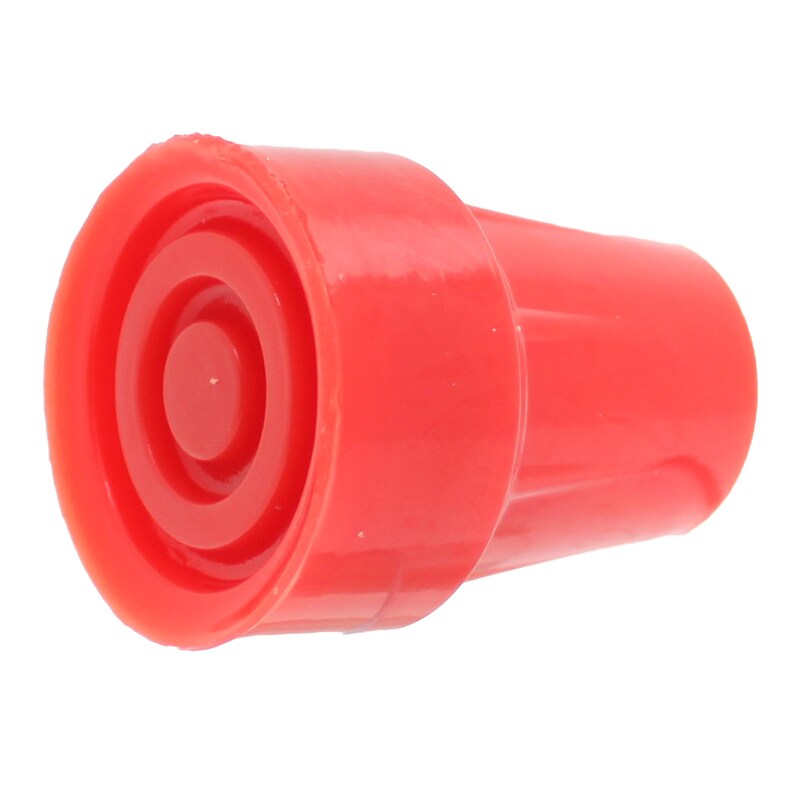 Single Red Rubber Tip, Rubber Ferrules, Rubber Ends for Walking Canes