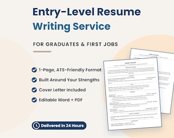 CV-schrijfservice voor starters, cv voor afgestudeerden, eerste sollicitatie (levering binnen 24 uur)