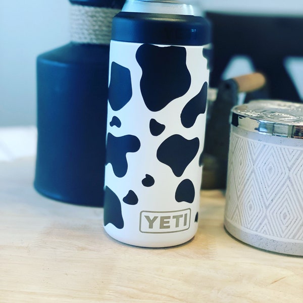 Yeti Slim Can Isolator, Yeti, schlanke Dose, 12oz Slim, Dose isolator, Yeti, Kuhdruck, Yeti Slim Dose, Kuh Yeti, Kuhdruck