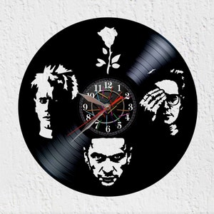 Large Size Wall Clock Electronic Rock Music British Band Synthpop 80s Vinyl Record Clock LP 12"