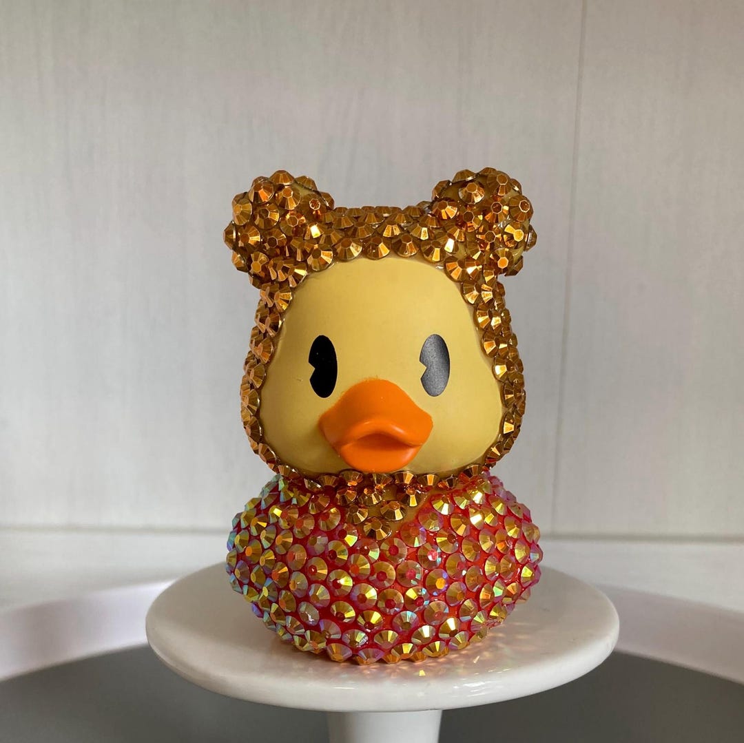 Pooh Rhinestone Duck - Etsy