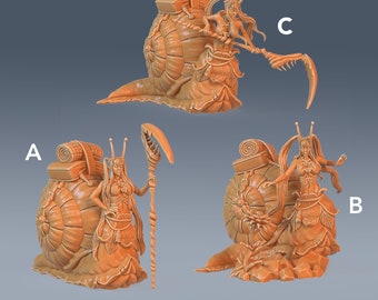 Snail Girl - Epic Figures| Dungeon & Dragons| D&D wargaming | Role-playing games| 32mm