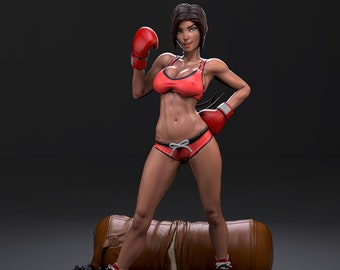 Box Girl | STL file for high-quality printing
