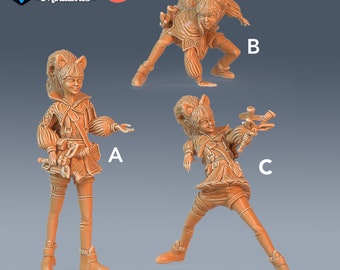 Squirrel Girl - Epic figures| Dungeon & Dragons| D&D wargaming | Role-playing games| 32mm