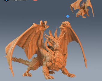 Gray Dragon - Epic | Figures Dungeon & Dragons| D&D wargaming | Role-playing games