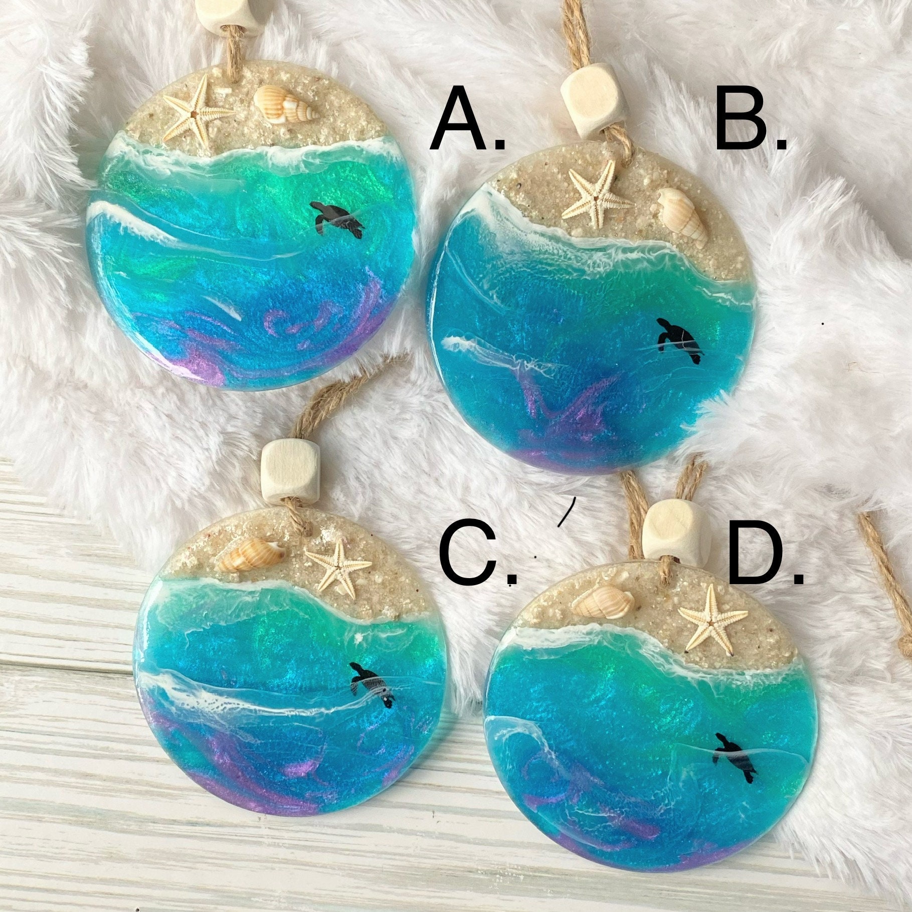 Take Me to the Beach Handcrafted Resin Suncatchers Bring a Breezy