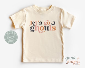 Let's go ghouls Toddler Shirt - Cute Halloween Toddler Shirt - Retro Halloween Toddler Tee