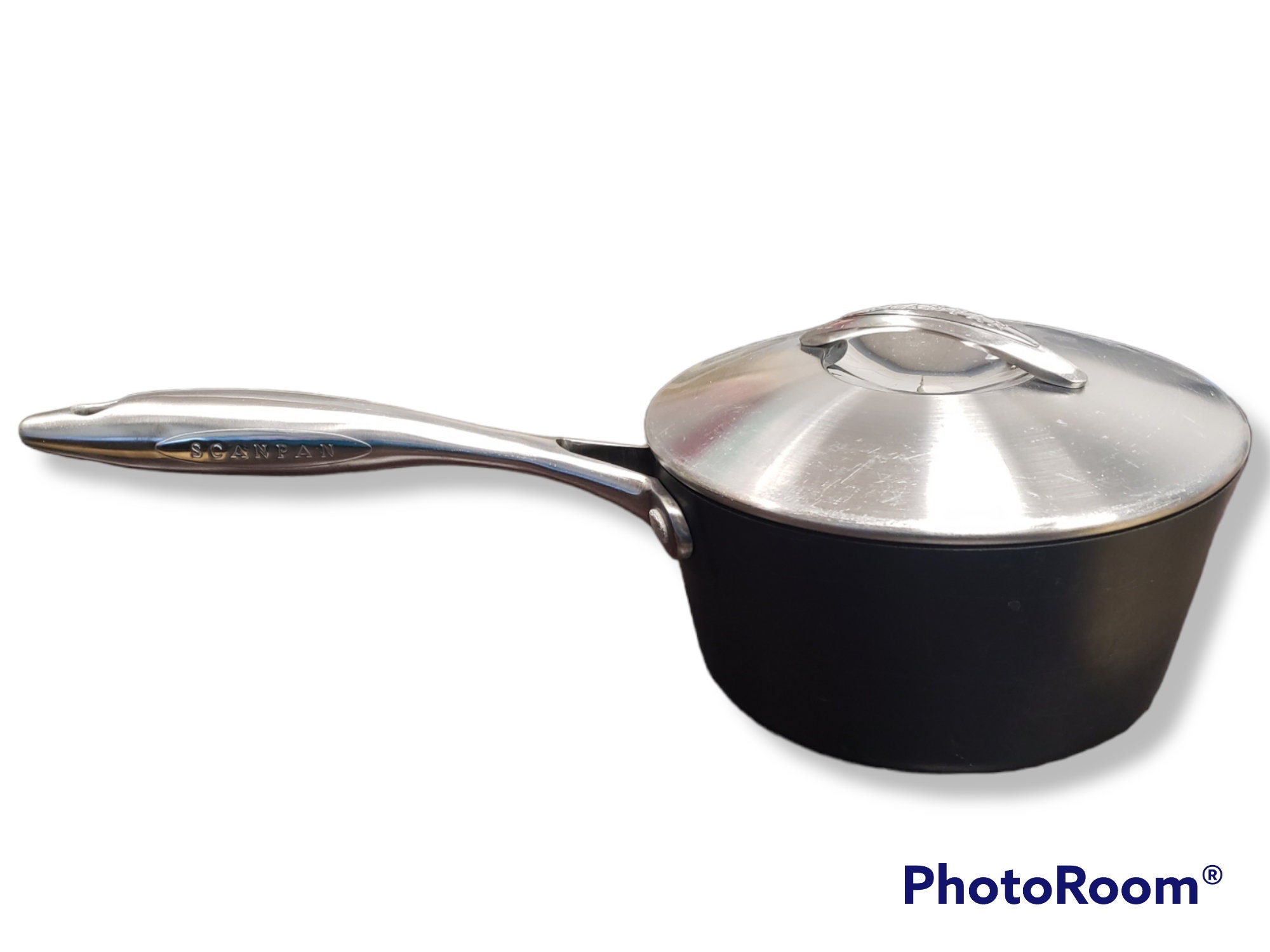 SCANPAN Classic Nonstick Saucepan with Pour Spouts, 2-Qt.