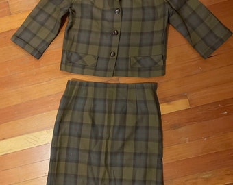 Kids size vintage brown uniform