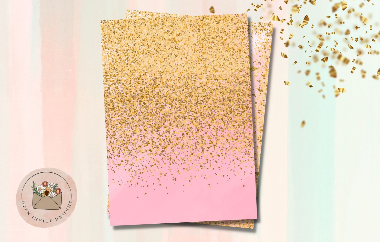 5th Birthday Invitation Editable Girls Birthday Invite 5th - Etsy