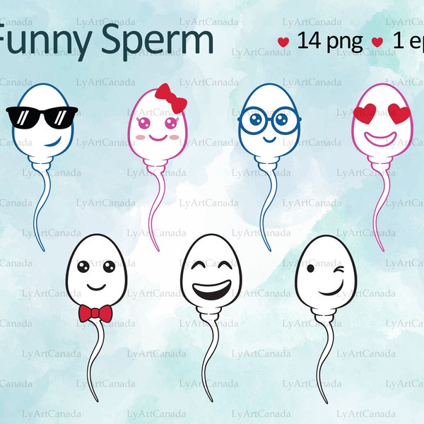 Funny Sperm PNG, Funny Sperm EPS, Gift For Dad, Father's Day Clipart, We Used To Live In Your Balls, Instant Download