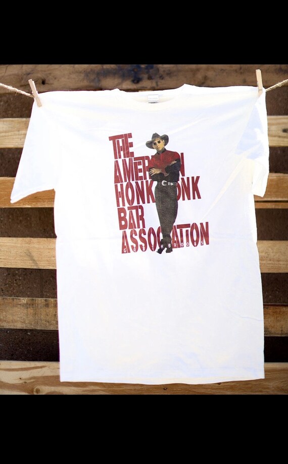 The American Honky Tonk Bar Association Tee Cotton Mens New - Etsy