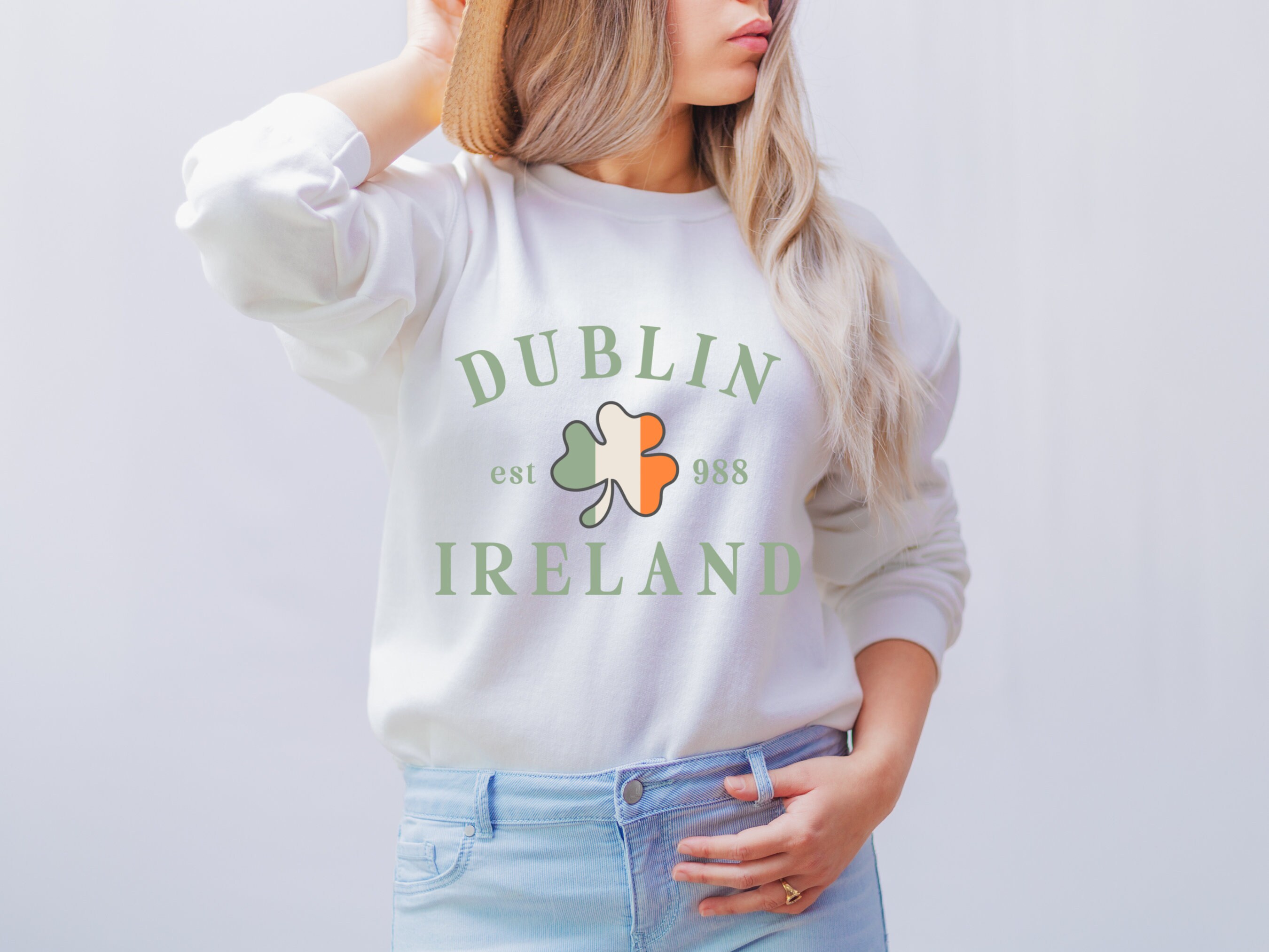 Dublin Ireland Svg Shamrock Cutouts Dublin Ireland Etsy