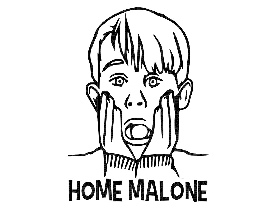 Home Malone Svg Home Malone Christmas Sweater Home Malone Etsy