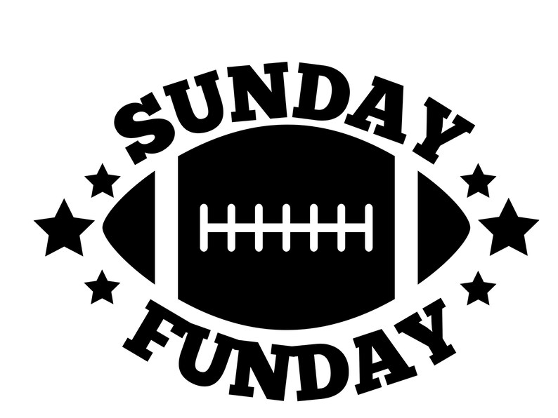 Sunday Funday Svg Football Mom Svg Free Touchdown Svg - Etsy